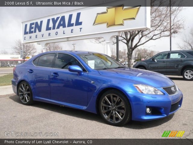 2008 Lexus IS F in Ultrasonic Blue Mica