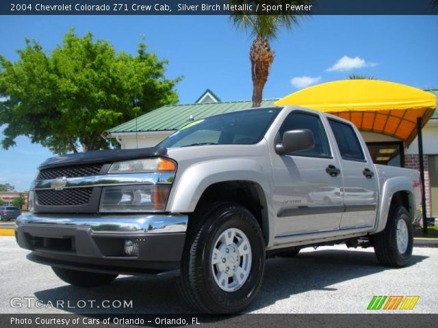 2004 Chevrolet Colorado Z71 Crew Cab in Silver Birch Metallic