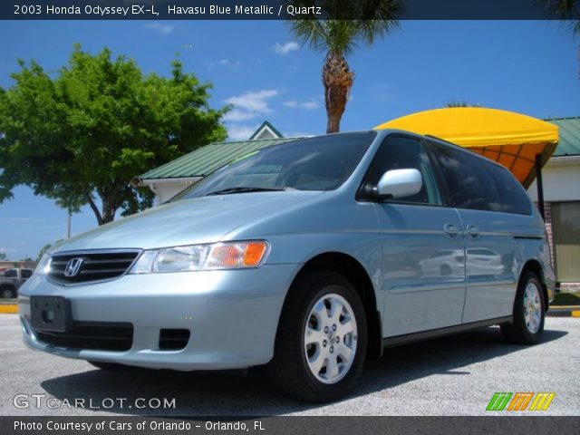 2003 Honda Odyssey EX-L in Havasu Blue Metallic