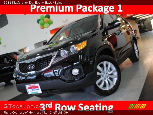 2011 Kia Sorento EX in Ebony Black