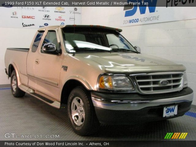 1999 Ford F150 XLT Extended Cab in Harvest Gold Metallic