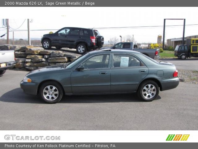 2000 Mazda 626 LX in Sage Green Metallic