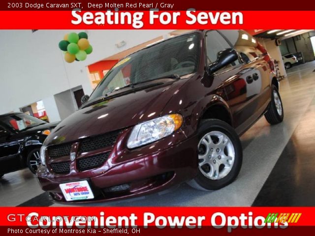2003 Dodge Caravan SXT in Deep Molten Red Pearl