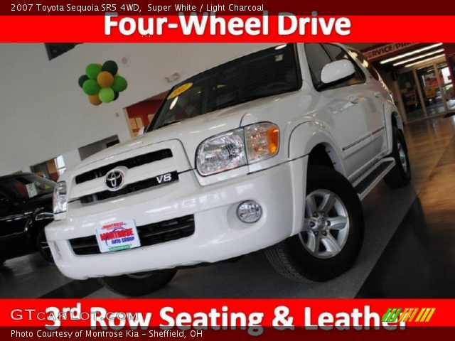 2007 Toyota Sequoia SR5 4WD in Super White