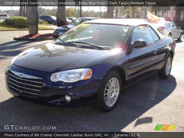 2005 Chrysler Sebring Touring Convertible in Deep Blue Pearl