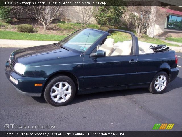 1996 Volkswagen Cabrio  in Classic Green Pearl Metallic