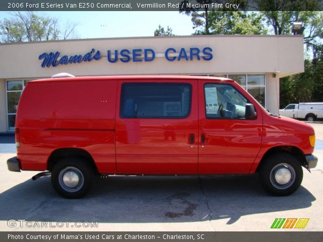 2006 Ford E Series Van E250 Commercial in Vermillion Red