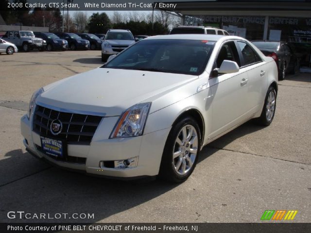 2008 Cadillac CTS Sedan in White Diamond Tri-Coat