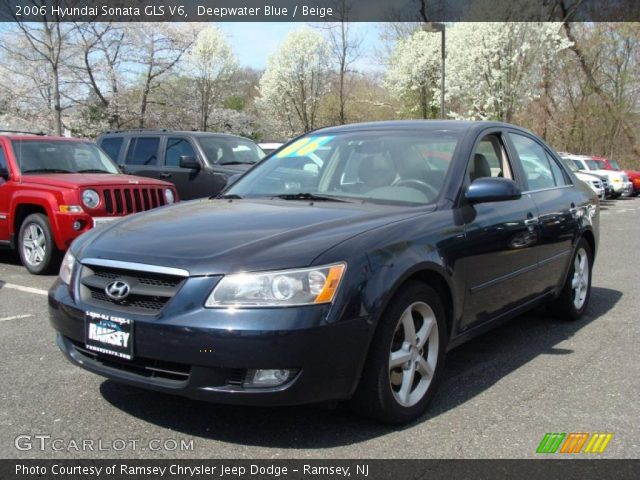 2006 Hyundai Sonata GLS V6 in Deepwater Blue