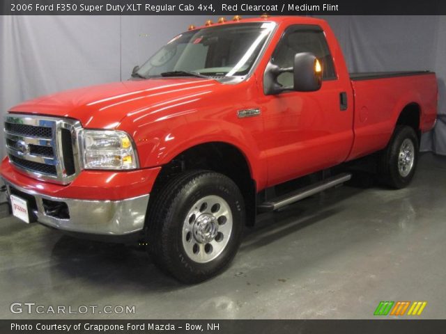 2006 Ford F350 Super Duty XLT Regular Cab 4x4 in Red Clearcoat
