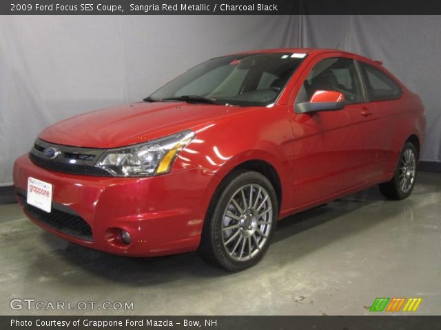 2009 Ford Focus SES Coupe in Sangria Red Metallic