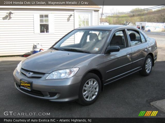 2004 Honda Civic LX Sedan in Magnesium Metallic