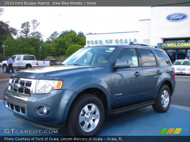 2010 Ford Escape Hybrid in Steel Blue Metallic