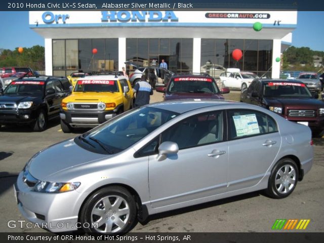 2010 Honda Civic LX-S Sedan in Alabaster Silver Metallic