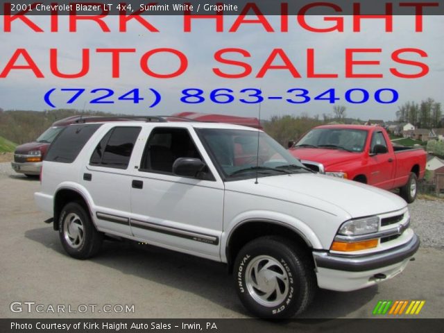 2001 Chevrolet Blazer LT 4x4 in Summit White