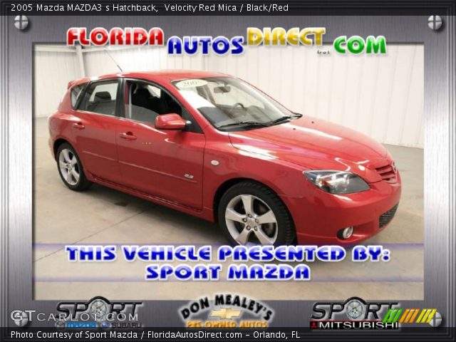 2005 Mazda MAZDA3 s Hatchback in Velocity Red Mica