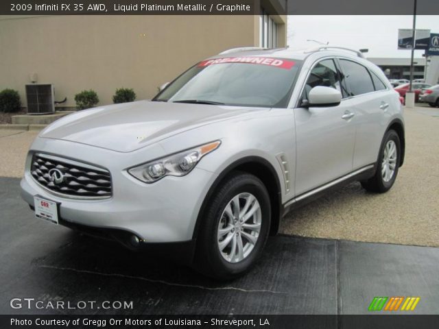 2009 Infiniti FX 35 AWD in Liquid Platinum Metallic