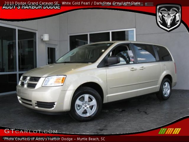 2010 Dodge Grand Caravan SE in White Gold Pearl