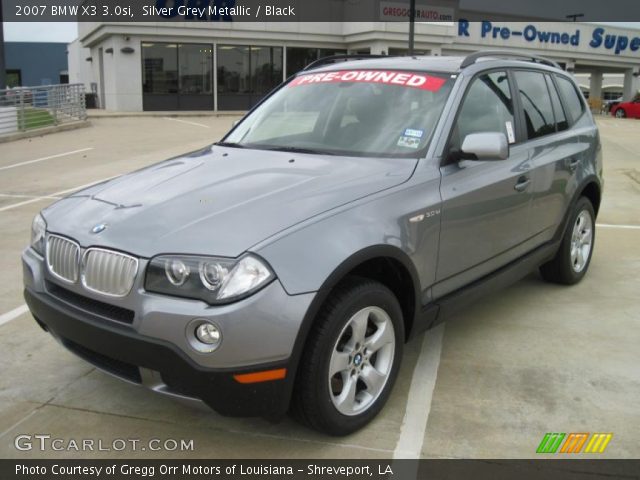 2007 BMW X3 3.0si in Silver Grey Metallic