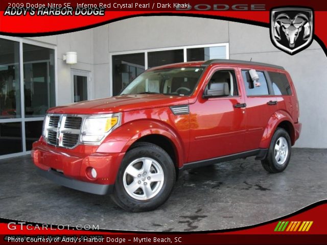2009 Dodge Nitro SE in Inferno Red Crystal Pearl