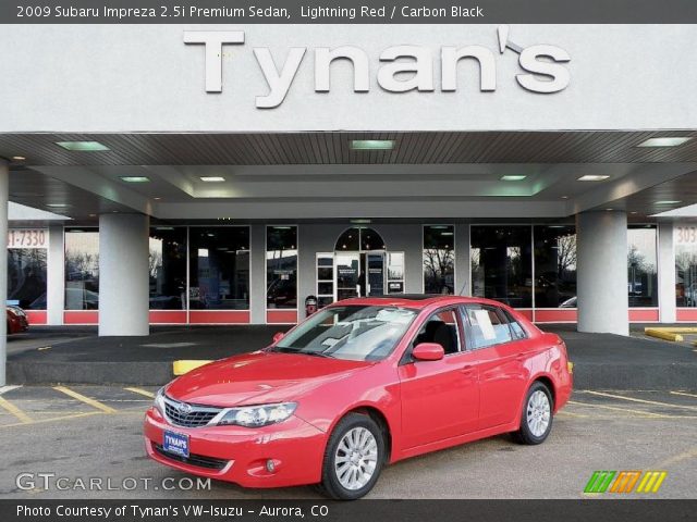 2009 Subaru Impreza 2.5i Premium Sedan in Lightning Red