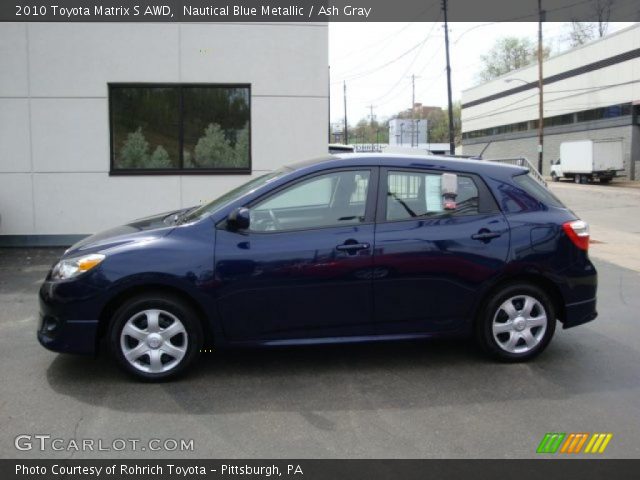 2010 Toyota Matrix S AWD in Nautical Blue Metallic