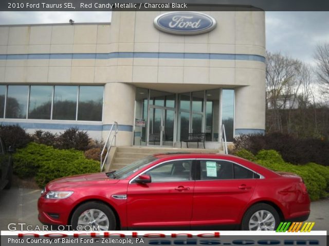 2010 Ford Taurus SEL in Red Candy Metallic