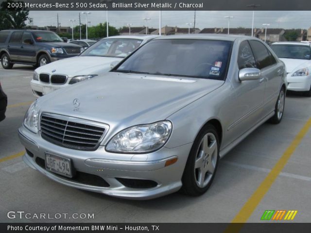 2003 Mercedes-Benz S 500 Sedan in Brilliant Silver Metallic