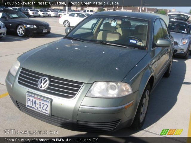 2003 Volkswagen Passat GL Sedan in Fresco Green Metallic