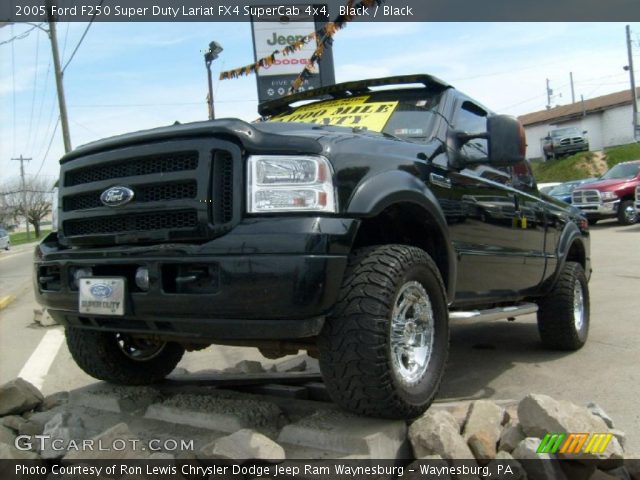 2005 Ford F250 Super Duty Lariat FX4 SuperCab 4x4 in Black