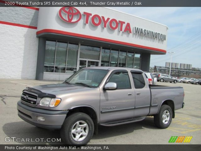 2000 Toyota Tundra SR5 Extended Cab 4x4 in Thunder Gray Metallic