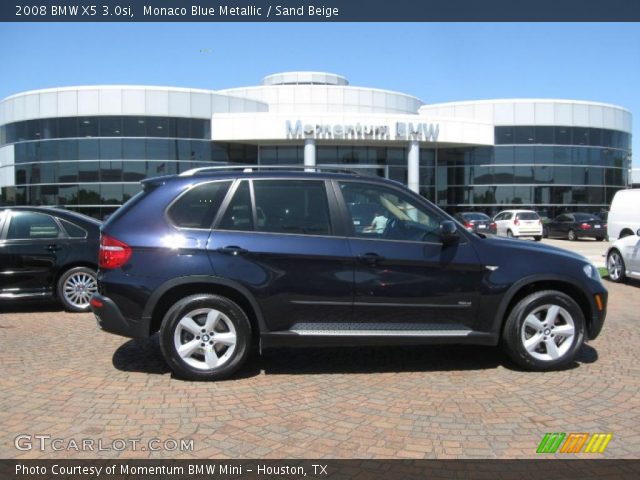 2008 BMW X5 3.0si in Monaco Blue Metallic
