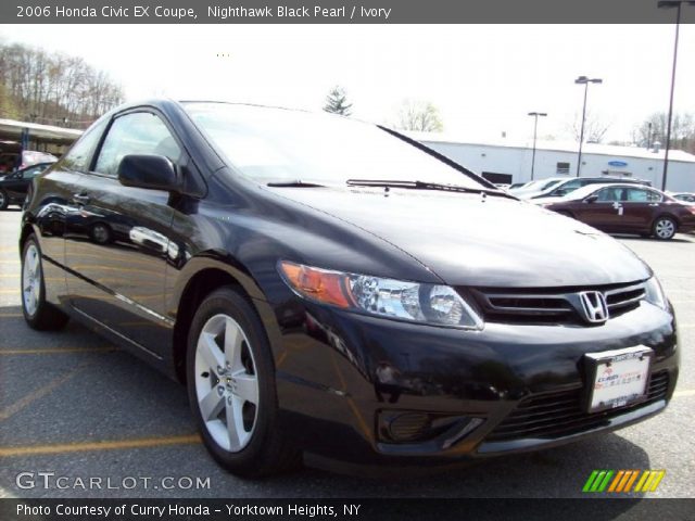 2006 Honda Civic EX Coupe in Nighthawk Black Pearl