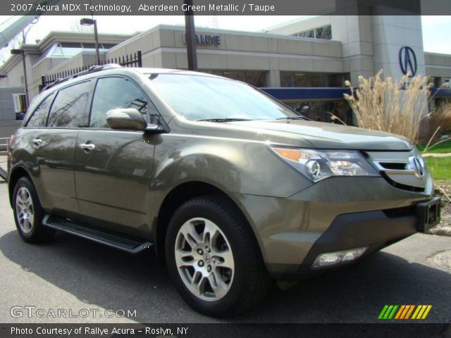 2007 Acura MDX Technology in Aberdeen Green Metallic