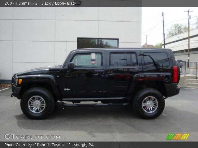 2007 Hummer H3  in Black