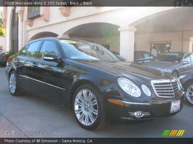 2008 Mercedes-Benz E 350 Sedan in Black