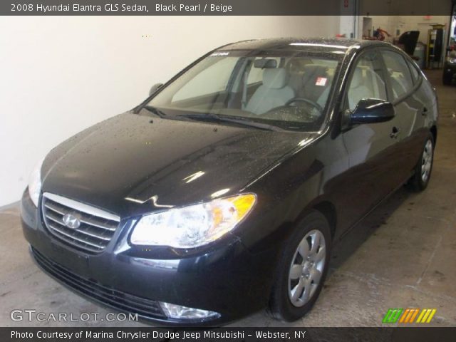 2008 Hyundai Elantra GLS Sedan in Black Pearl