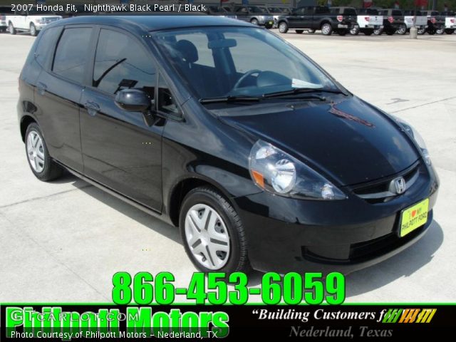 2007 Honda Fit  in Nighthawk Black Pearl