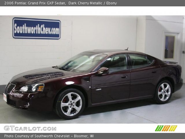 2006 Pontiac Grand Prix GXP Sedan in Dark Cherry Metallic