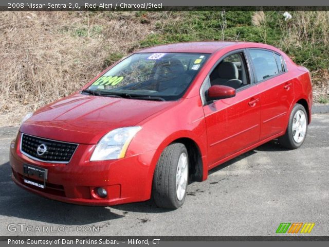2008 Nissan Sentra 2.0 in Red Alert