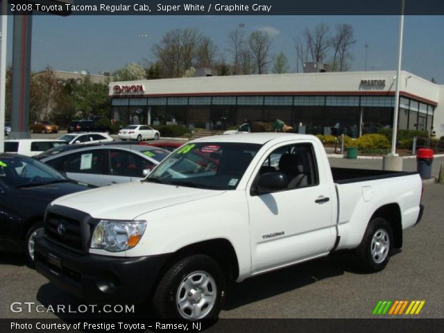 2008 Toyota Tacoma Regular Cab in Super White