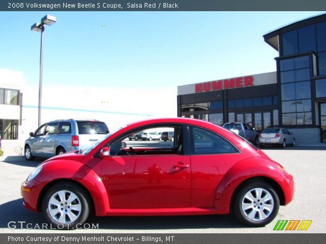 2008 Volkswagen New Beetle S Coupe in Salsa Red
