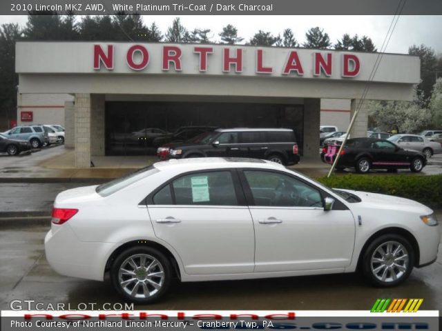 2010 Lincoln MKZ AWD in White Platinum Tri-Coat