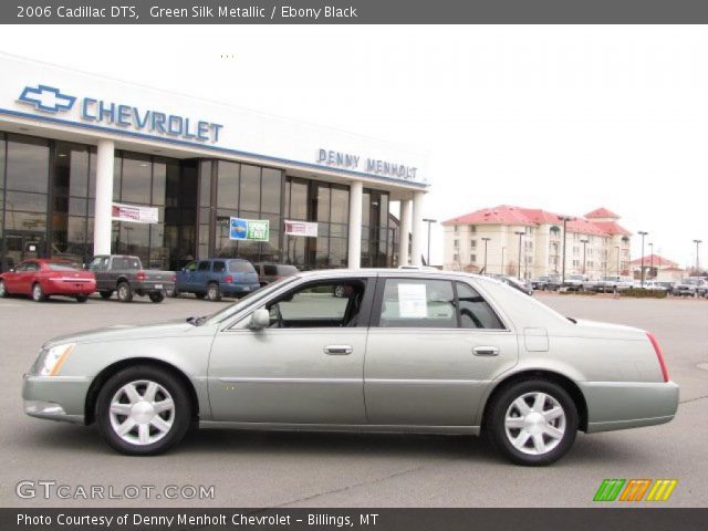 2006 Cadillac DTS  in Green Silk Metallic
