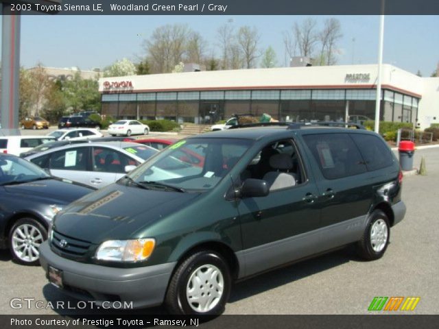 2003 Toyota Sienna LE in Woodland Green Pearl