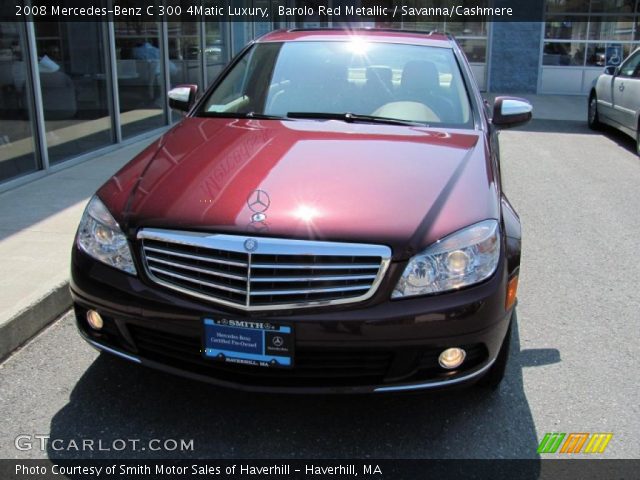 2008 Mercedes-Benz C 300 4Matic Luxury in Barolo Red Metallic