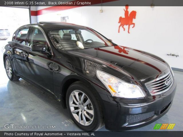 2008 Infiniti G 35 Sedan in Black Obsidian
