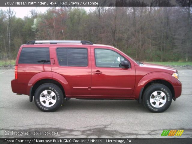 2007 Nissan Pathfinder S 4x4 in Red Brawn