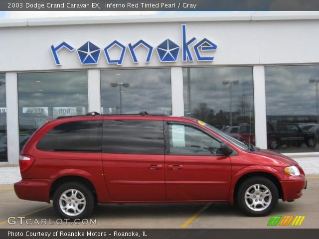 2003 Dodge Grand Caravan EX in Inferno Red Tinted Pearl