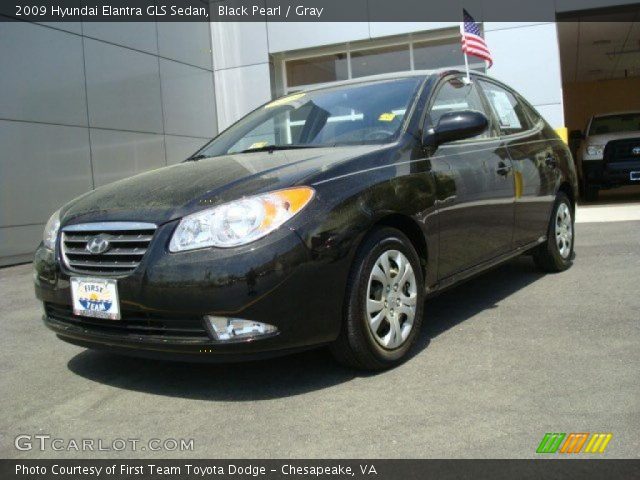 2009 Hyundai Elantra GLS Sedan in Black Pearl